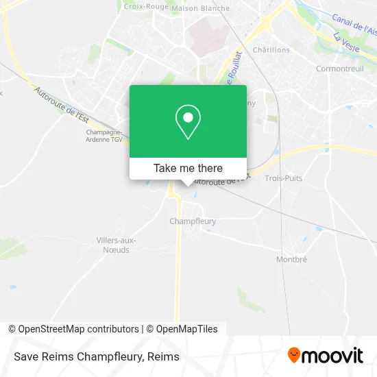 Save Reims Champfleury map