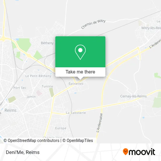 Deni'Me map