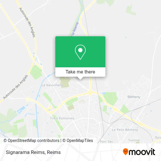 Signarama Reims map