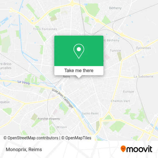 Monoprix map