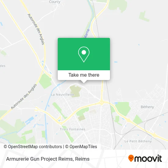 Armurerie Gun Project Reims map