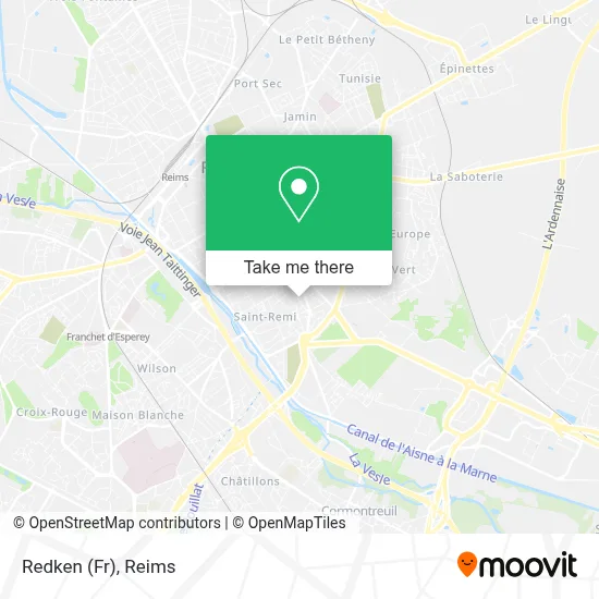 Redken (Fr) map