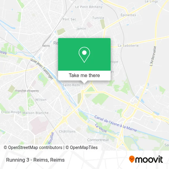 Running 3 - Reims map