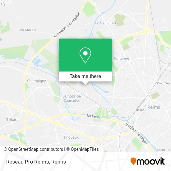Réseau Pro Reims map
