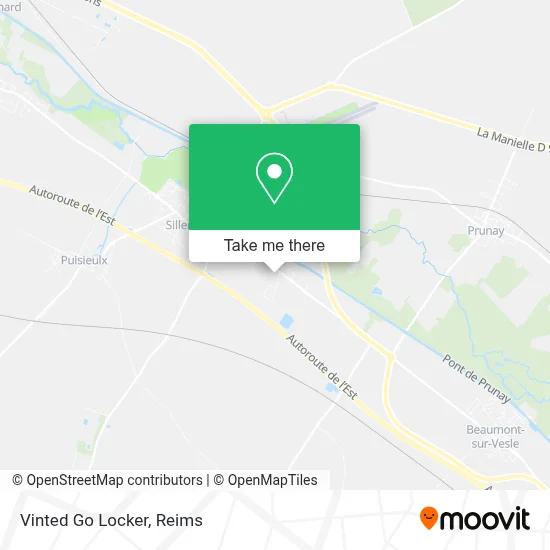Vinted Go Locker map