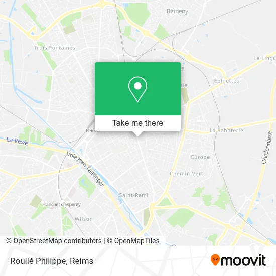 Roullé Philippe map