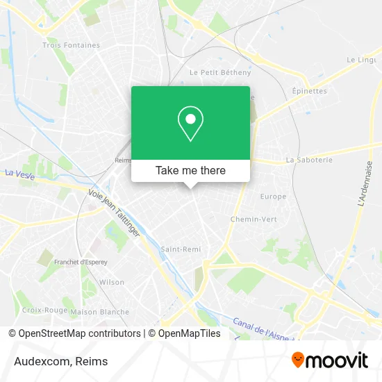 Audexcom map