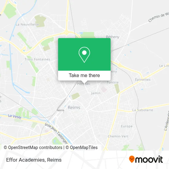 Effor Academies map