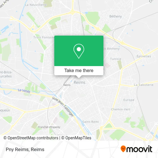 Pny Reims map