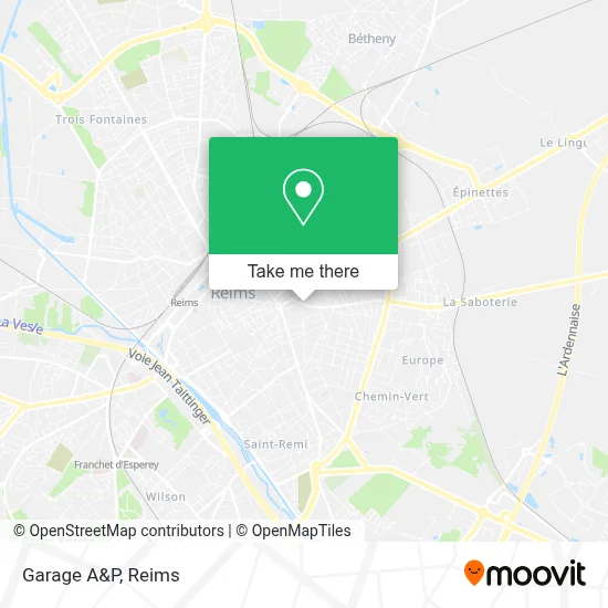 Garage A&P map