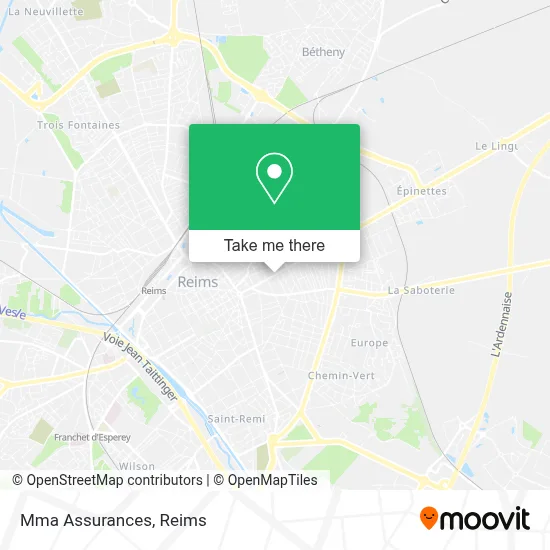 Mma Assurances map