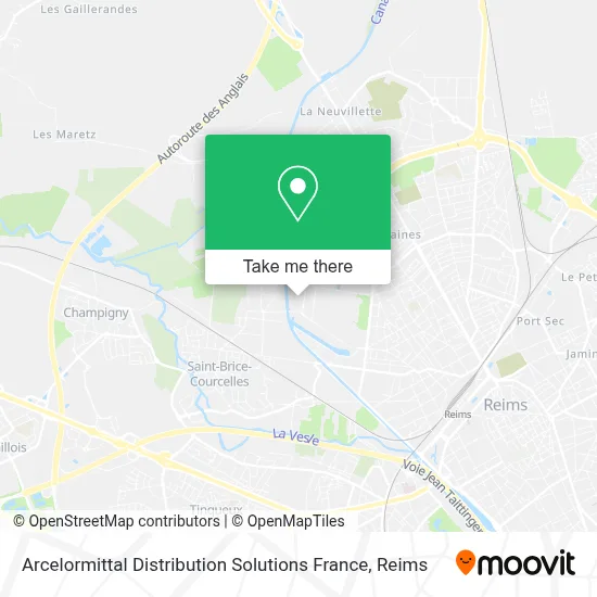 Arcelormittal Distribution Solutions France map