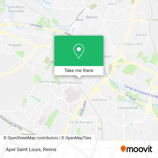Apel Saint Louis map