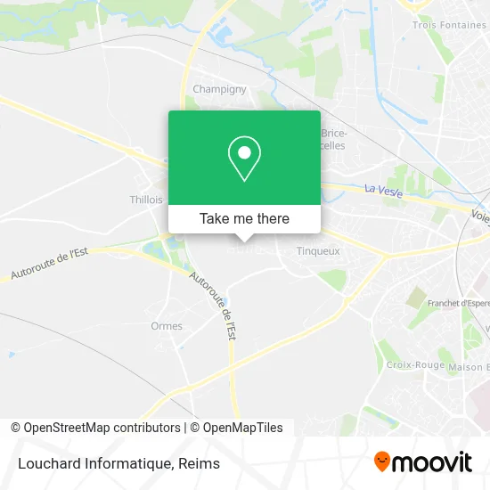 Louchard Informatique map