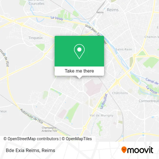 Bde Exia Reims map