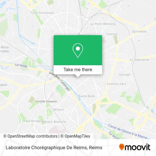 Laboratoire Chorégraphique De Reims map