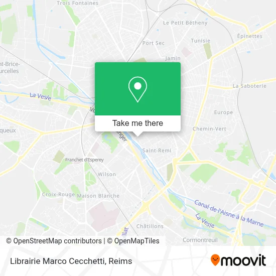 Librairie Marco Cecchetti map