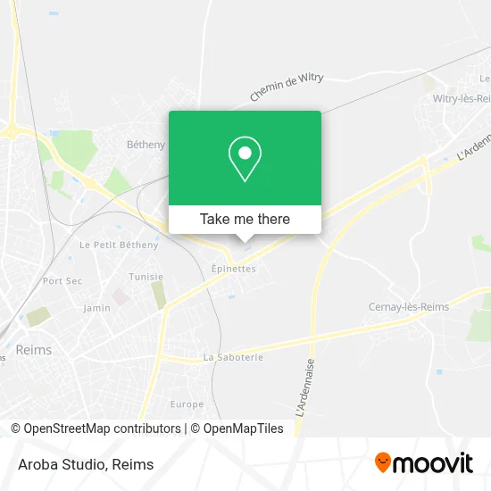 Aroba Studio map