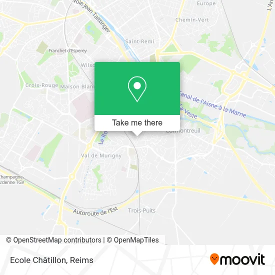 Ecole Châtillon map