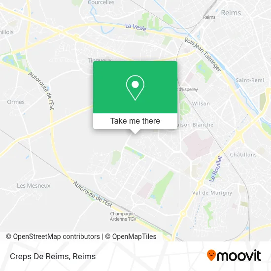 Creps De Reims map