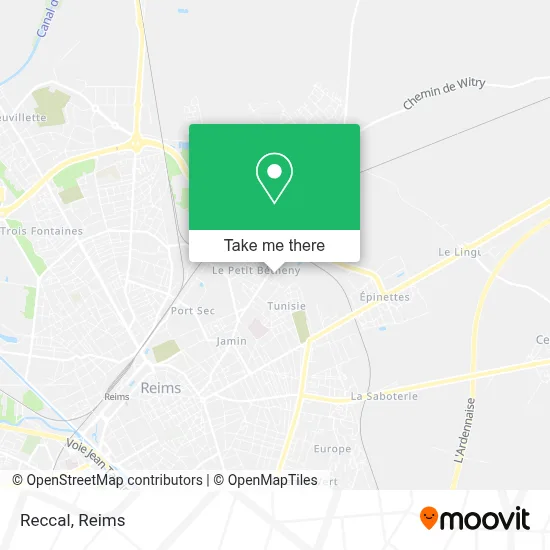 Reccal map