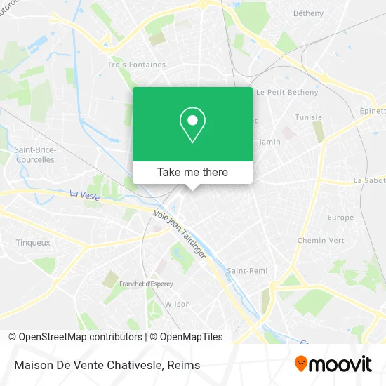 Maison De Vente Chativesle map