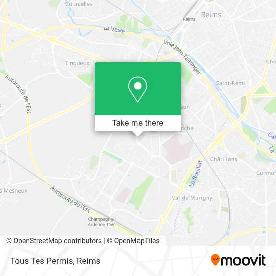 Tous Tes Permis map