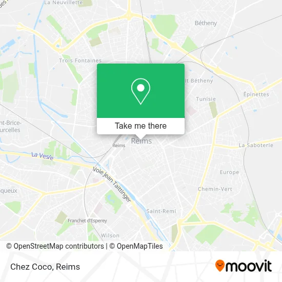Chez Coco map