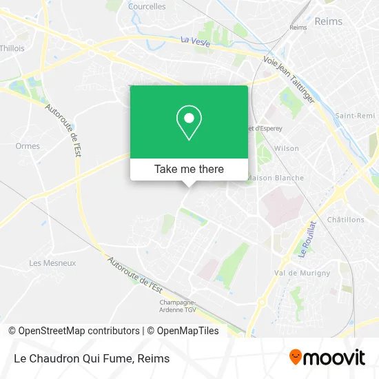 Le Chaudron Qui Fume map