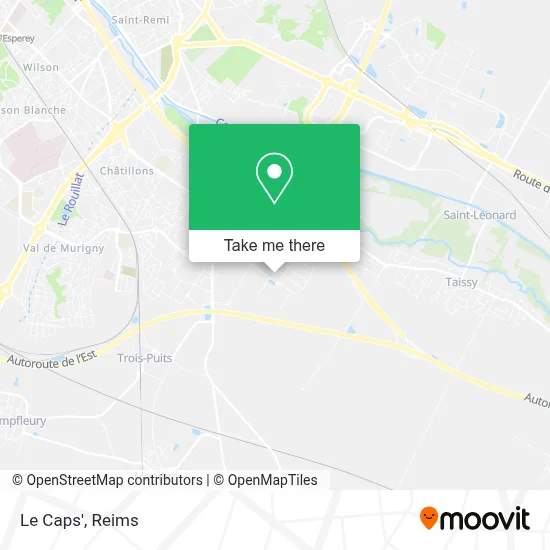 Le Caps' map