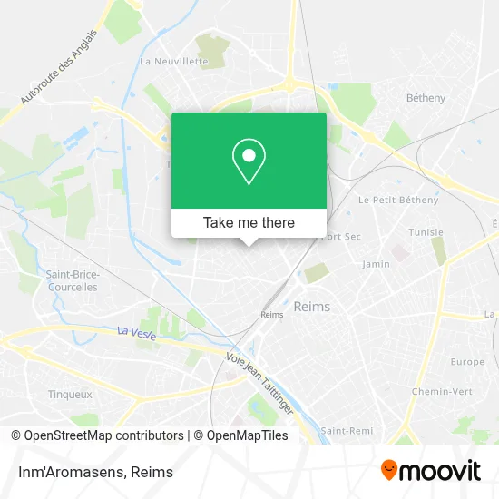 Inm'Aromasens map