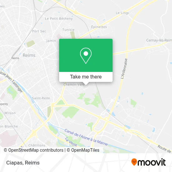 Ciapas map