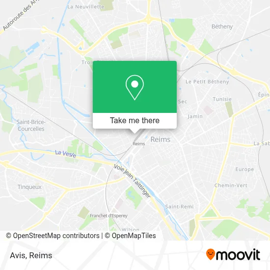 Avis map
