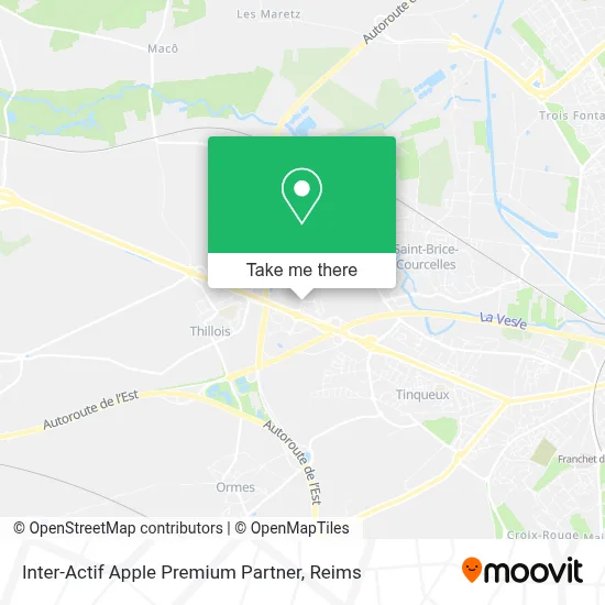 Inter-Actif Apple Premium Partner map