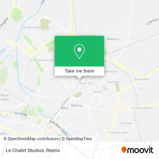 Le Chalet Studios map