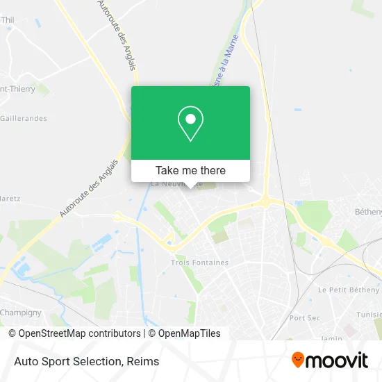 Auto Sport Selection map