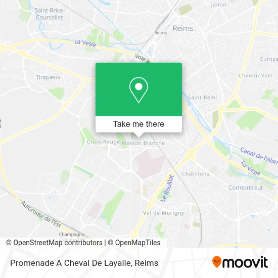 Promenade A Cheval De Layalle map