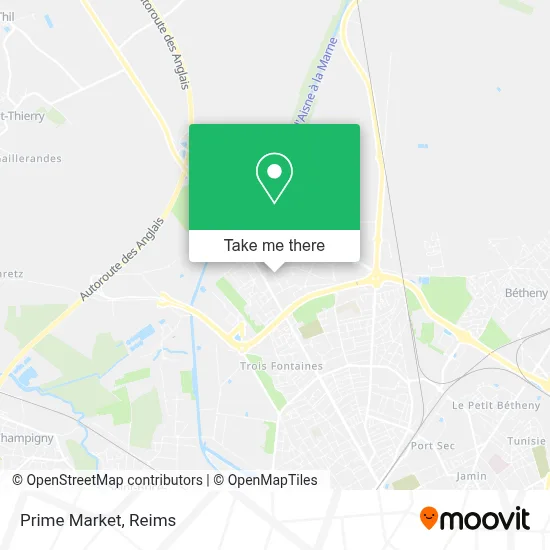 Prime Market map