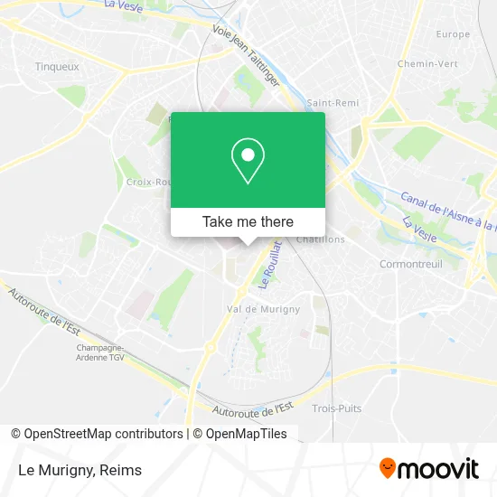 Le Murigny map
