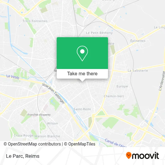 Le Parc map