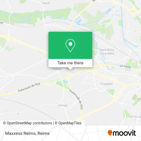 Maxxess Reims map