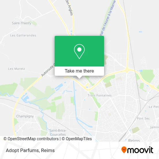 Adopt Parfums map