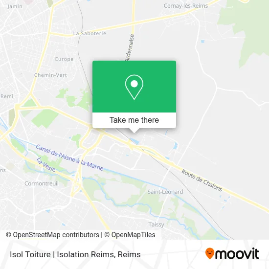 Isol Toiture | Isolation Reims map
