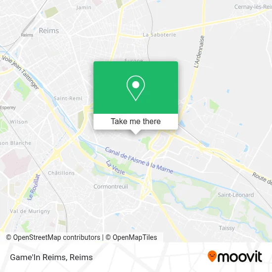 Game'In Reims map