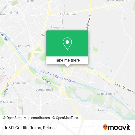 In&Fi Credits Reims map