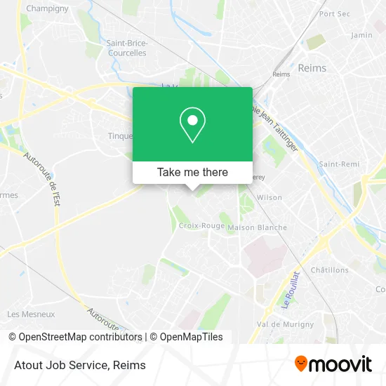 Atout Job Service map
