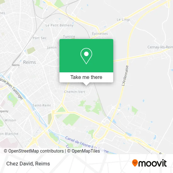 Chez David map