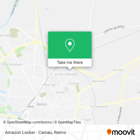 Amazon Locker - Camau map