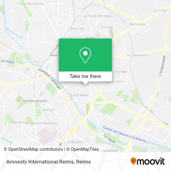 Amnesty International Reims map