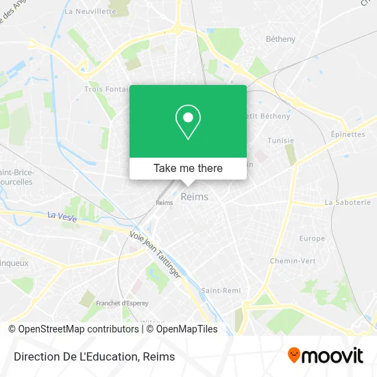 Direction De L'Education map